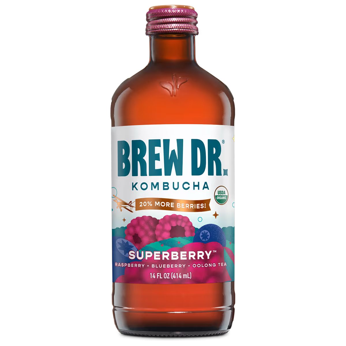 Brew Dr. Super Berry Kombucha