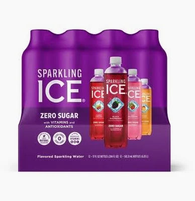 Sparkling Ice Fresa (botella de 17 oz)